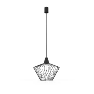Lampa wisząca WAVE S 8858 Nowodvorski 25W LED E27 Stal lakierowana Czarny