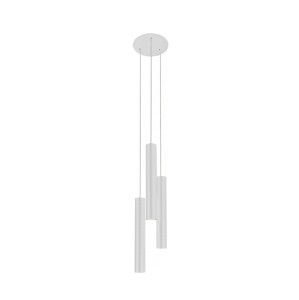 Lampa wisząca EYE L 8916 Nowodvorski 3x10W LED GU10 R50 Stal lakierowana Biały