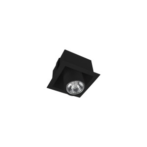 Lampa sufitowa podtynkowa EYE MOD 8937 Nowodvorski 10W LED GU10 R50 Stal lakierowana Czarny