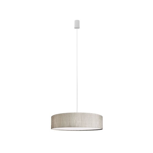 Lampa wisząca TURDA 8946 Nowodvorski 15W LED E27 Tkanina Szary