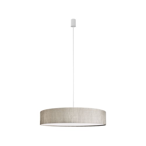 Lampa wisząca TURDA 8947 Nowodvorski 15W LED E27 Tkanina Szary