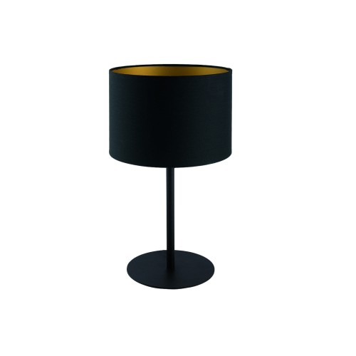 Lampa stojąca stołowa ALICE 9091 Nowodvorski 10W LED E27 Tkanina Czarno-złoty