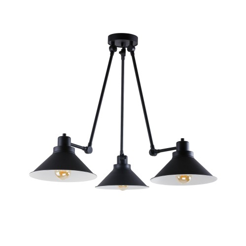 Lampa sufitowa TECHNO 9142 Nowodvorski 25W LED E27 Stal lakierowana Czarny