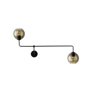 Lampa ścienna kinkiet MONACO 9362 Nowodvorski 25W LED E27 Szkło Czarny