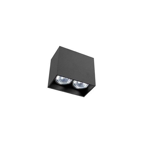 Lampa sufitowa natynkowa GAP 9384 Nowodvorski 10W LED GU10 R50 Aluminium lakierowane Czarny