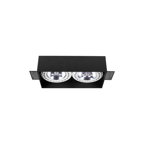 Lampa sufitowa podtynkowa MOD PLUS 9403 Nowodvorski 15W LED GU10 ES111 Stal lakierowana Czarny