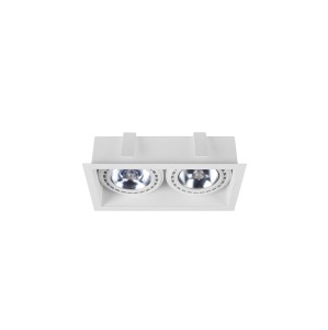 Lampa sufitowa podtynkowa MOD 9412 Nowodvorski 15W LED GU10 ES111 Stal lakierowana Biały