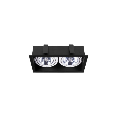Lampa sufitowa podtynkowa MOD 9416 Nowodvorski 2x15W LED GU10 ES111 Stal lakierowana Czarny