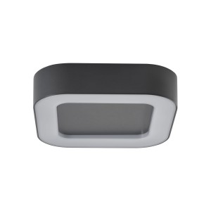 Lampa zewnętrzna sufitowa plafon PUEBLA LED 9513 Nowodvorski 12W LED IP54 Aluminium lakierowane Grafitowy