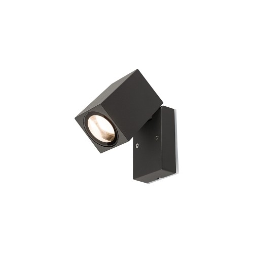 Lampa zewnętrzna ścienna natynkowa PRIMM 9551 Nowodvorski 1xGU10 R50 10W only LED IP54 Aluminium lakierowane Grafitowy