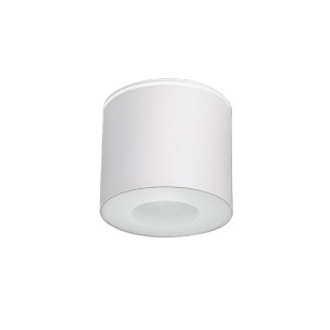 Lampa zewnętrzna sufitowa plafon HEXA 9564 Nowodvorski 1xGU10 R50 10W only LED IP44 Aluminium lakierowane Biały