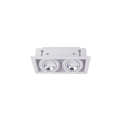 Lampa sufitowa podtynkowa Spot ES111 9574 Nowodvorski 15W LED GU10 ES111 Stal lakierowana Biały