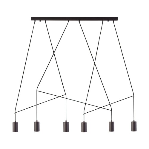 Lampa wisząca IMBRIA 9675 Nowodvorski 10W LED GU10 R50 Stal lakierowana Czarny