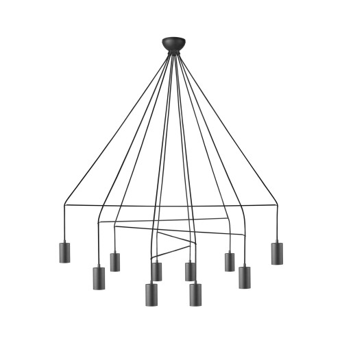 Lampa wisząca IMBRIA 9680 Nowodvorski 10W LED GU10 R50 Stal lakierowana Czarny