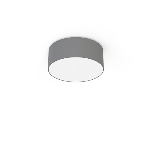 Lampa sufitowa plafon CAMERON 9687 Nowodvorski 15W LED E27 Tkanina Szary