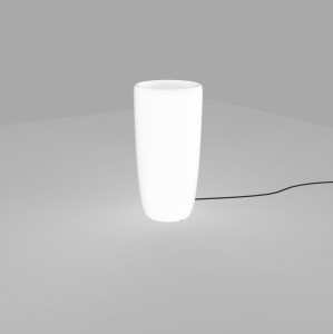 Lampa zewnętrzna stojąca FLOW 9712 Nowodvorski Lighting 1xE27 25W only LED IP44 Tworzywo sztuczne PE Biały