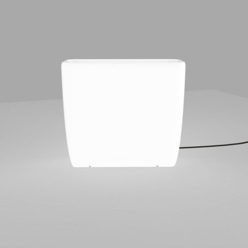 Lampa zewnętrzna stojąca FLOW 9713 Nowodvorski Lighting 2xE27 25W only LED IP44 Tworzywo sztuczne PE Biały