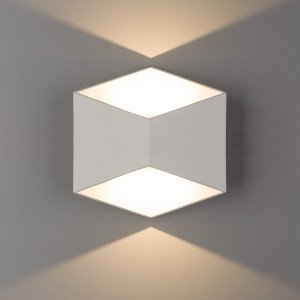 Lampa zewnętrzna ścienna TRIANGLES LED 8143 Nowodvorski LED 5W IP54 Aluminium lakierowane Biały