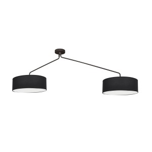 Lampa sufitowa plafon FALCON 7950 Nowodvorski 6x25W E27 Tkanina Czarny