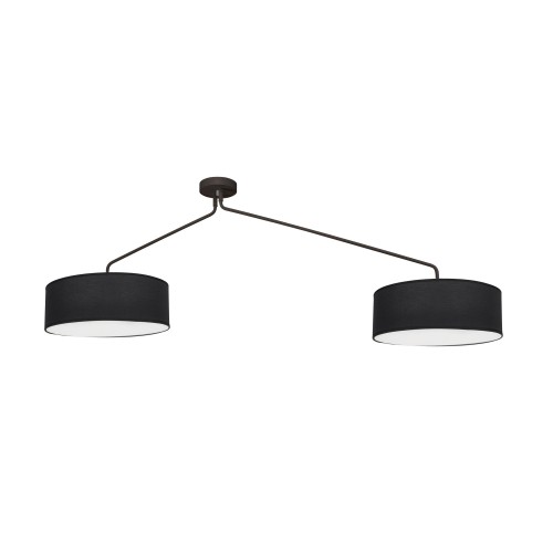 Lampa sufitowa plafon FALCON 7950 Nowodvorski 6x25W E27 Tkanina Czarny