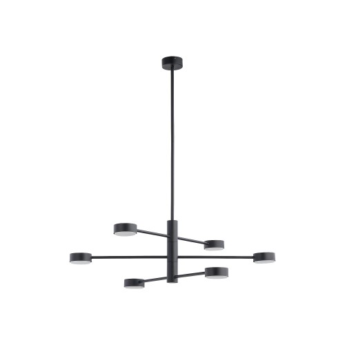 Lampa wisząca sufitowa ORBIT 7946 Nowodvorski 6x12W GX53 Stal lakierowana Czarny