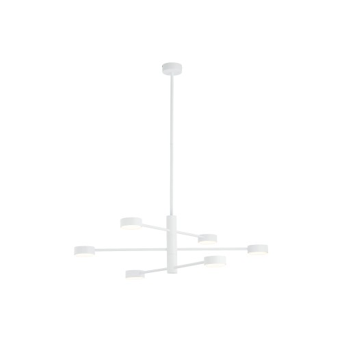 Lampa wisząca sufitowa ORBIT 7942 Nowodvorski 6x12W GX53 Stal lakierowana Biały