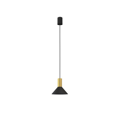 Lampa wisząca HERMANOS A 8103 Nowodvorski 1x10W GU10 R50 Stal lakierowana Czarny