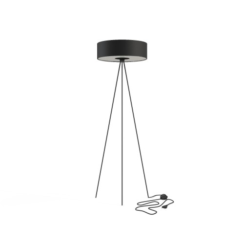 Lampa stojąca podłogowa CADILAC 7988 Nowodvorski 3xE27 25W only LED Tkanina Czarny