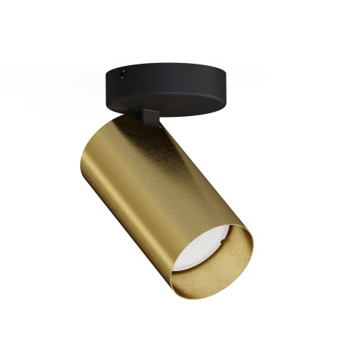 Lampa sufitowa reflektorowa MONO 7778 Nowodvorski 1xGU10 R50 10W only LED Lity mosiądz Mosiądz