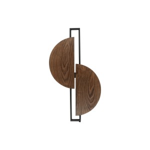 Lampa ścienna Kinkiet SUNRISE LED 7652 Nowodvorski xLED 14W Sklejka Ciemne drewno