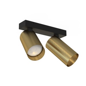 Lampa sufitowa reflektorowa MONO 7782 Nowodvorski 2xGU10 R50 10W only LED Lity mosiądz Mosiądz