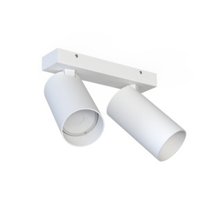 Lampa sufitowa reflektorowa MONO 7810 Nowodvorski 2xGU10 R50 10W only LED Stal lakierowana Biały