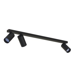 Lampa sufitowa reflektorowa MONO 7842 Nowodvorski 3xGU10 R50 10W only LED Stal lakierowana Czarny