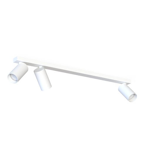 Lampa sufitowa reflektorowa MONO 7811 Nowodvorski 3xGU10 R50 10W only LED Stal lakierowana Biały