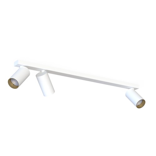 Lampa sufitowa reflektorowa MONO 7775 Nowodvorski 3xGU10 R50 10W only LED Stal lakierowana Biały