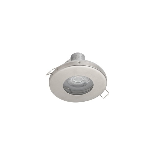 Lampa sufitowa podtynkowa JULIET 7663 Nowodvorski 1xGU10 R50 15W only LED Stal Srebrny