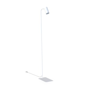 Lampa stojąca podłogowa MONO 7704 Nowodvorski 1xGU10 R50 10W only LED Stal lakierowana Biały