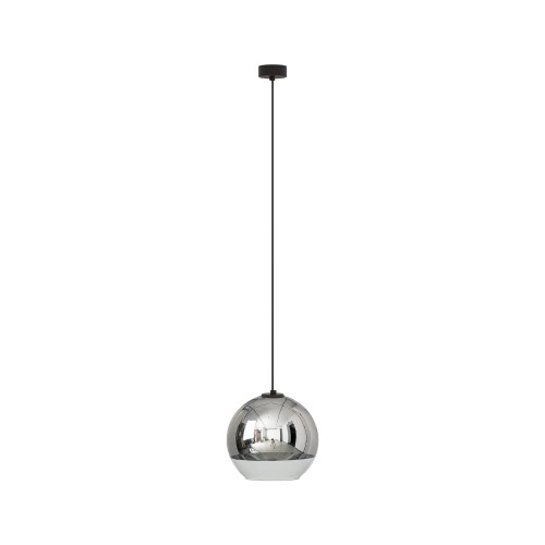 Lampa wisząca GLOBE PLUS M 7606 Nowodvorski 1xE27 25W only LED Szkło metalizowane Chrom