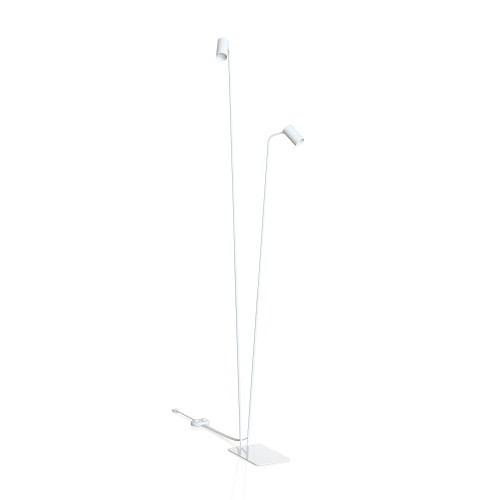 Lampa stojąca podłogowa MONO 7705 Nowodvorski 2xGU10 R50 10W only LED Stal lakierowana Biały