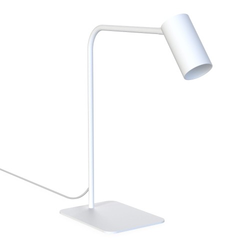 Lampa stojąca stołowa MONO 7703 Nowodvorski 1xGU10 R50 10W only LED Stal lakierowana Biały