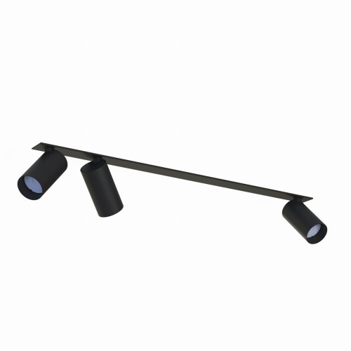Lampa sufitowa reflektorowa MONO SURFACE 7835 Nowodvorski 3xGU10 R50 10W only LED Stal lakierowana Czarny