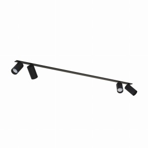 Lampa sufitowa reflektorowa MONO SURFACE 7836 Nowodvorski 4xGU10 R50 10W only LED Stal lakierowana Czarny