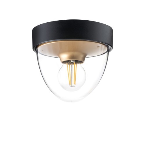 Lampa zewnętrzna sufitowa plafon NOOK 7976 Nowodvorski 1xE27 10W only LED IP44 Tworzywo sztuczne ABS Złoty
