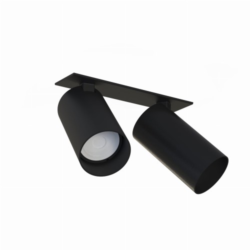 Lampa sufitowa reflektorowa MONO SURFACE 7834 Nowodvorski 2xGU10 R50 10W only LED Stal lakierowana Czarny
