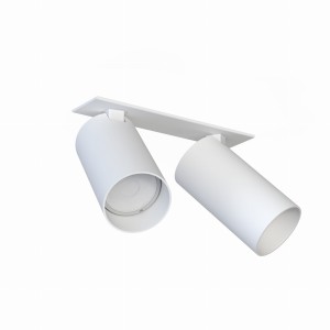 Lampa sufitowa reflektorowa MONO SURFACE 7828 Nowodvorski 2xGU10 R50 10W only LED Stal lakierowana Biały