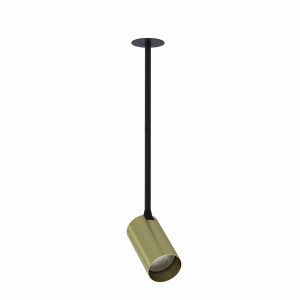 Lampa sufitowa reflektorowa MONO SURFACE LONG M 7742 Nowodvorski 1xGU10 R50 10W only LED Lity mosiądz Mosiądz