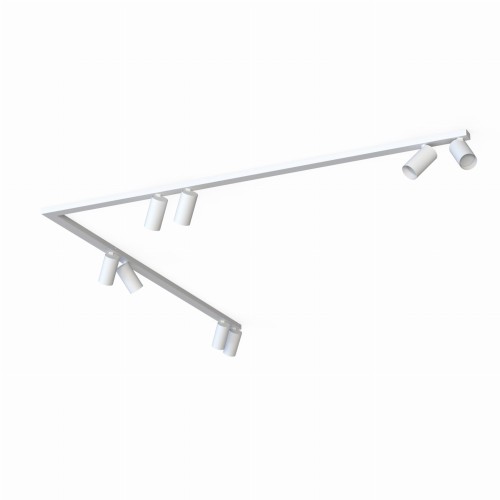 Lampa sufitowa reflektorowa MONO CORNER 2x150 7751 Nowodvorski 8xGU10 R50 10W only LED Stal lakierowana Biały