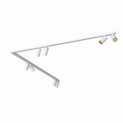 Lampa sufitowa reflektorowa MONO CORNER 2x150 7695 Nowodvorski 8xGU10 R50 10W only LED Stal lakierowana Biały