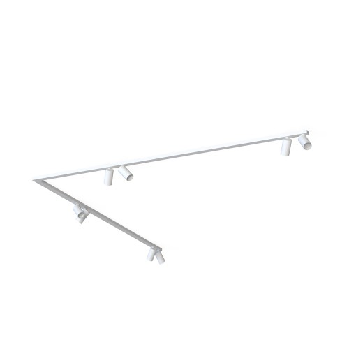 Lampa sufitowa reflektorowa MONO CORNER 2x200 7753 Nowodvorski 8xGU10 R50 10W only LED Stal lakierowana Biały