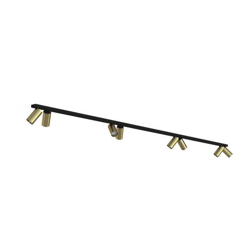 Lampa sufitowa reflektorowa MONO 2x150 7754 Nowodvorski 8xGU10 R50 10W only LED Lity mosiądz Mosiądz